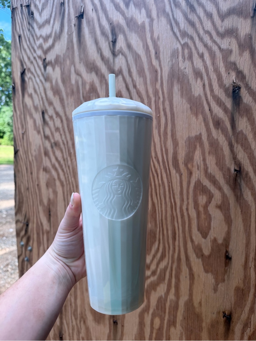 Starbucks Dome Lif white tumbler